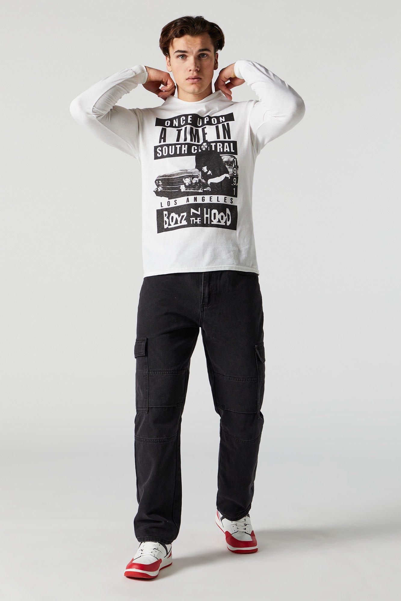 Haut à manches longues avec imprimé Boyz N The Hood sold by Urban Planet product image thumbnail 3