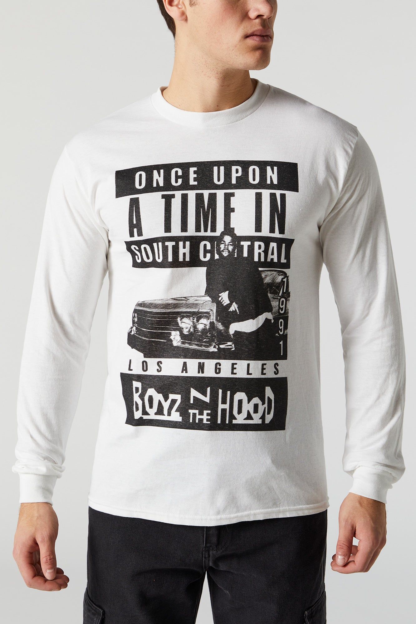 Haut à manches longues avec imprimé Boyz N The Hood sold by Urban Planet product image thumbnail 4