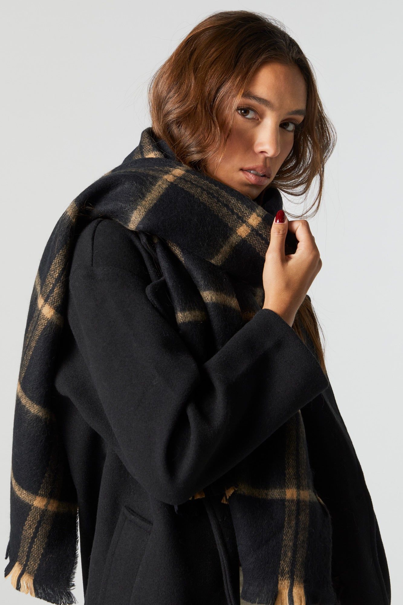 Plaid Scarf sold by Urban Planet product image thumbnail 3