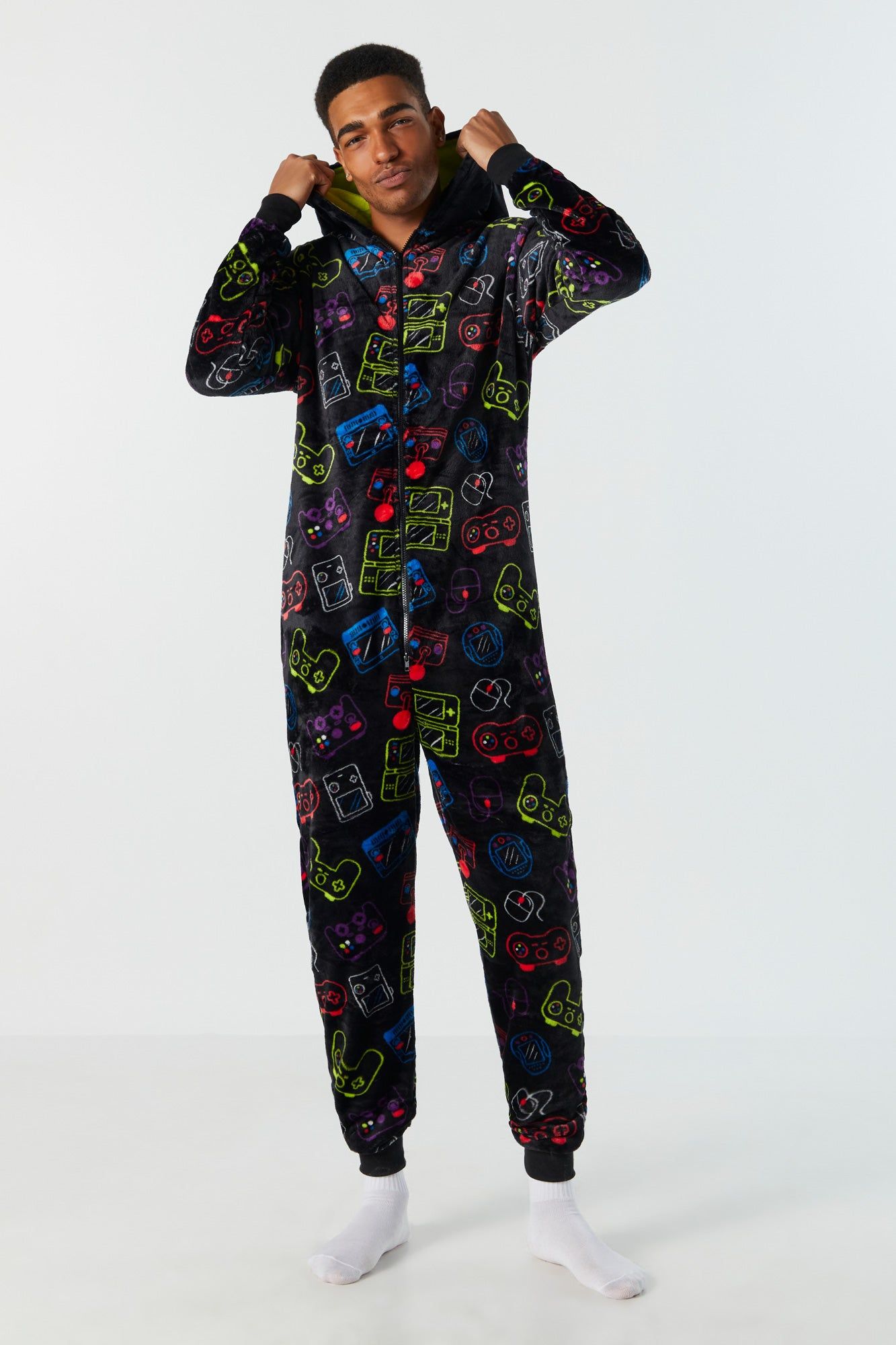 Combinaison à capuchon en peluche Mad Skills 3D sold by Urban Planet