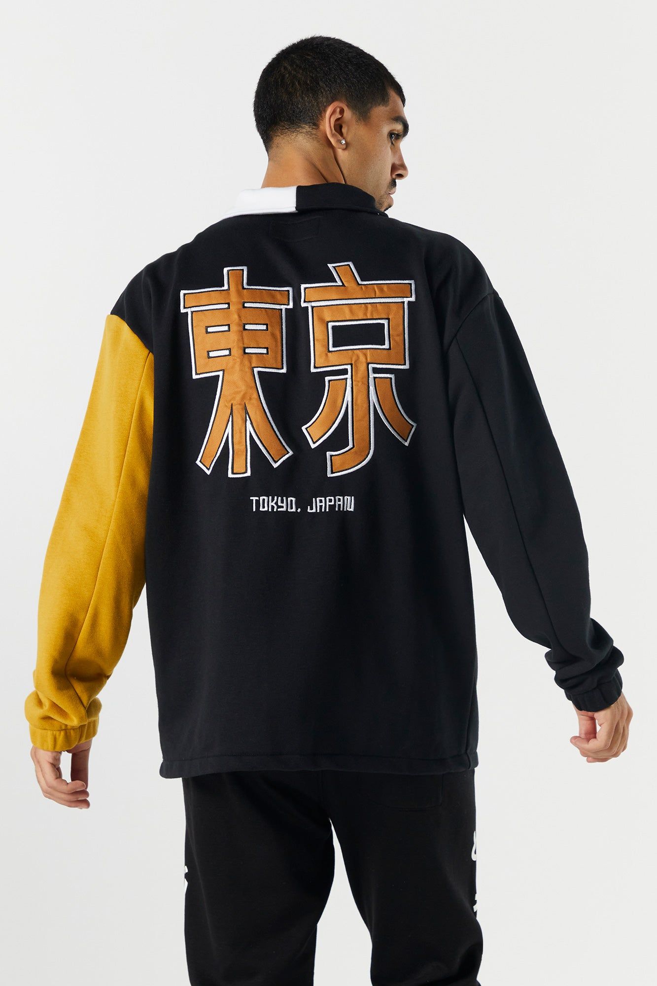 Blouson d'entraîneur en molleton avec motif brodé sold by Urban Planet product image thumbnail 2