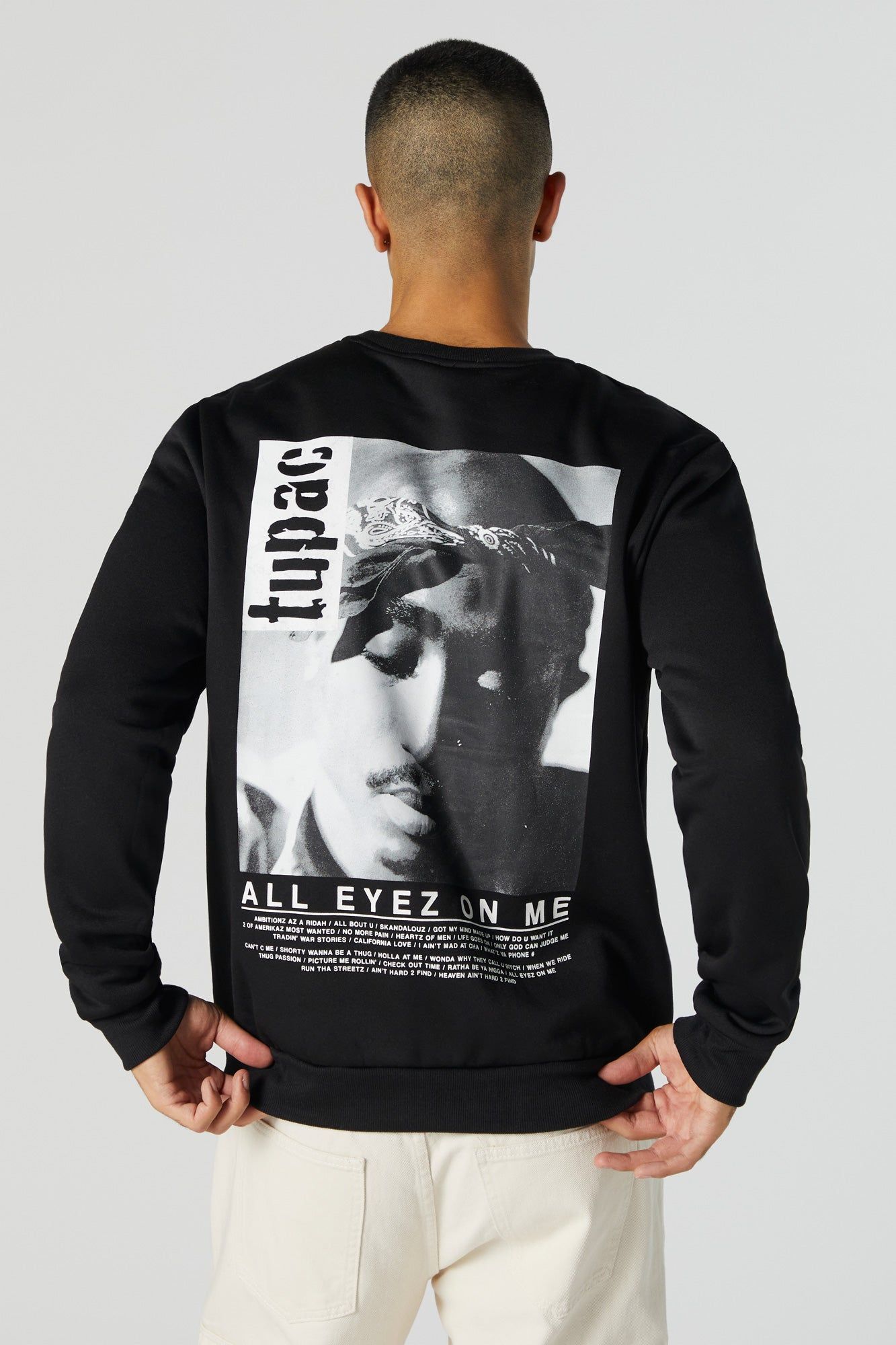 Tupac All Eyez On Me Graphic Sweatshirt sold by Urban Planet product image thumbnail 2