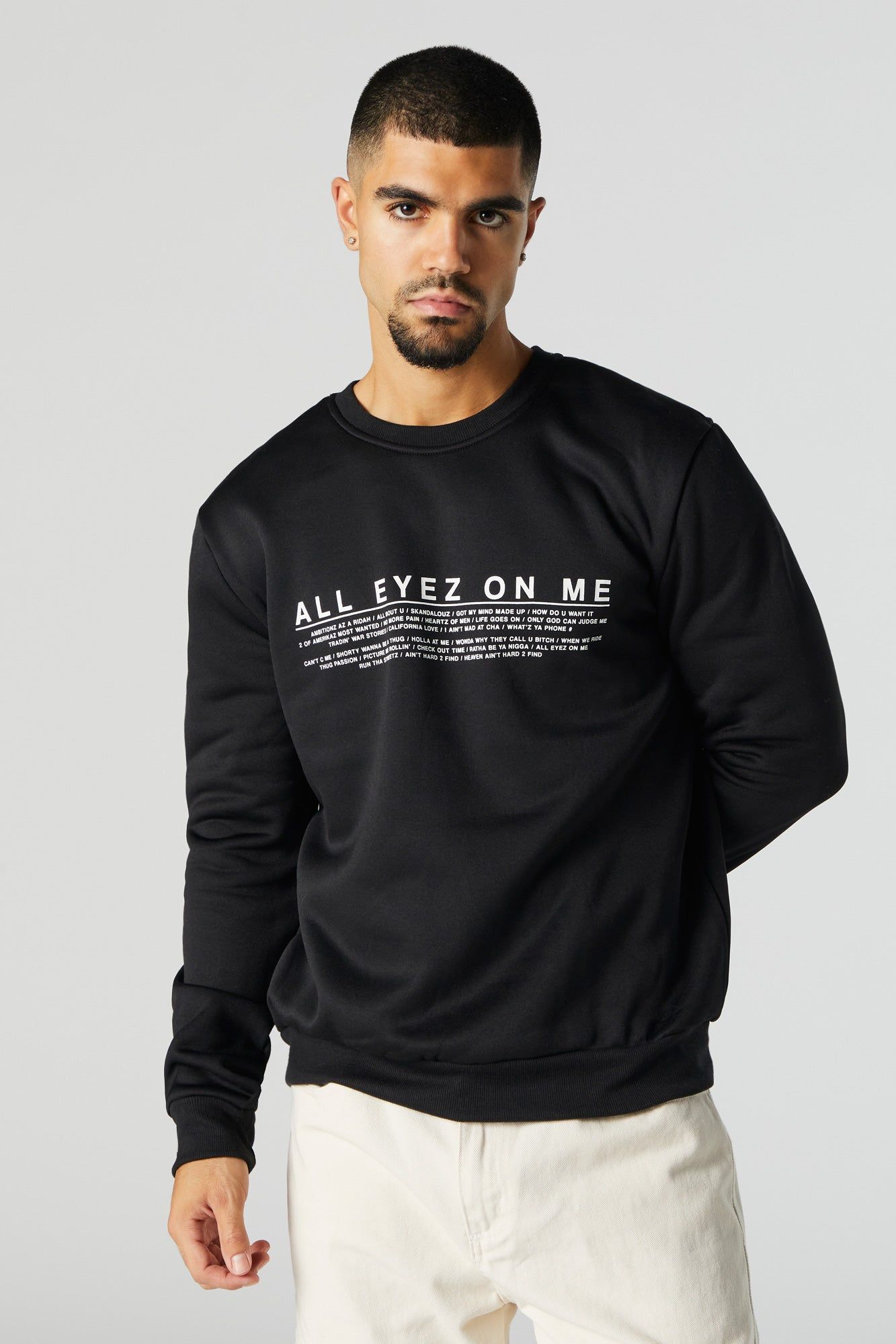Tupac All Eyez On Me Graphic Sweatshirt sold by Urban Planet