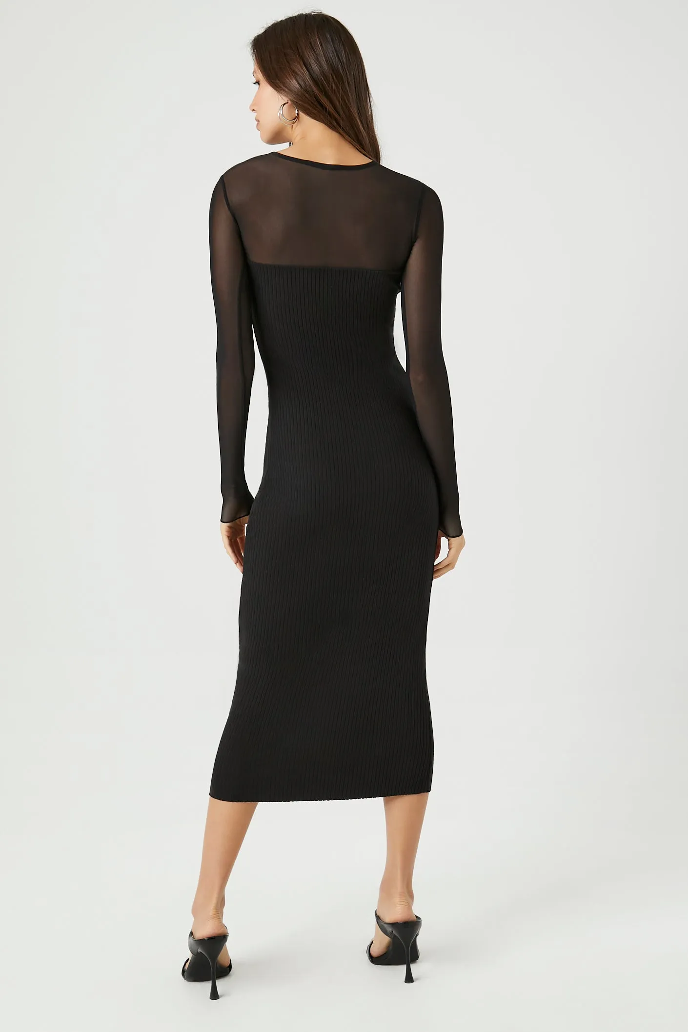 Mesh Bodycon Midi Dress sold by Urban Planet product image thumbnail 2