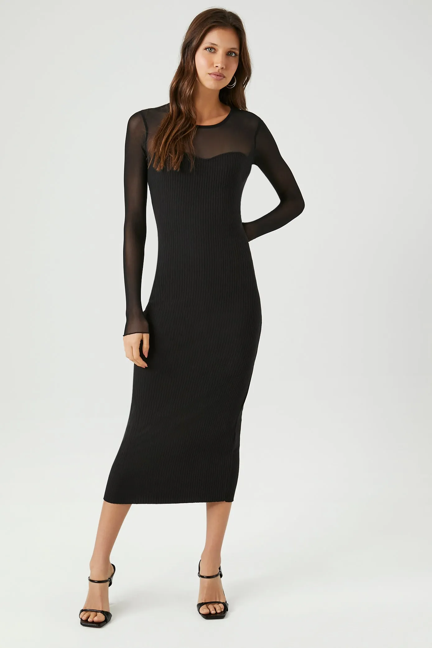 Mesh Bodycon Midi Dress sold by Urban Planet product image thumbnail 3