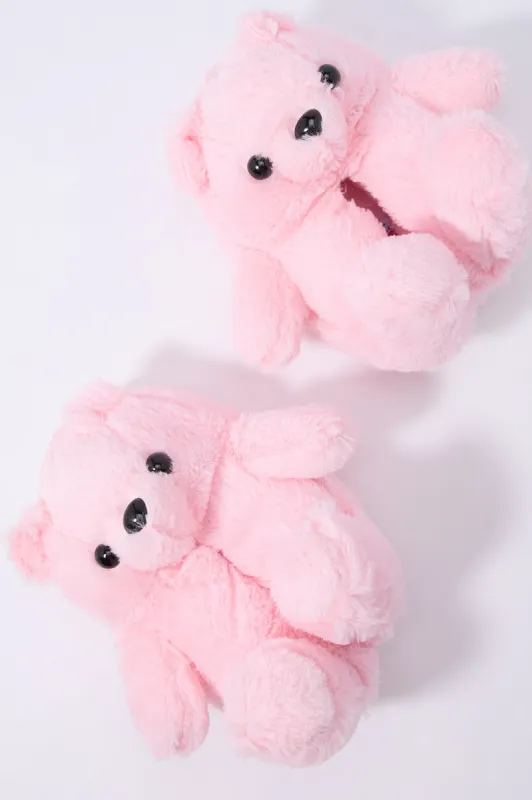 Pantoufles en peluche Ours 3D pour fille sold by Urban Planet