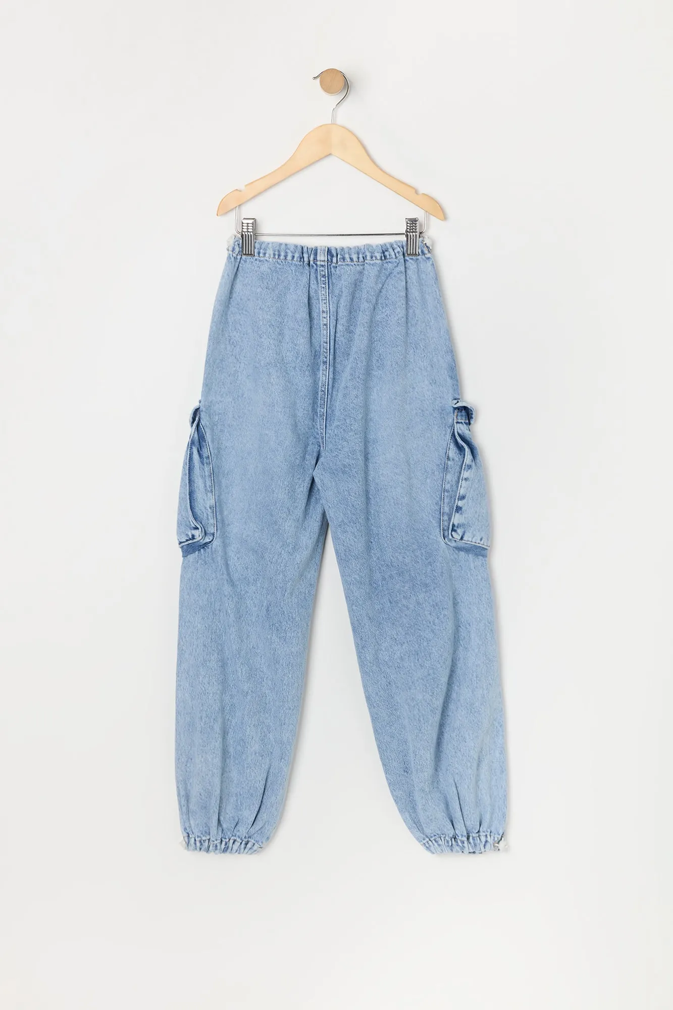 Jogger cargo en denim pour fille sold by Urban Planet product image thumbnail 2
