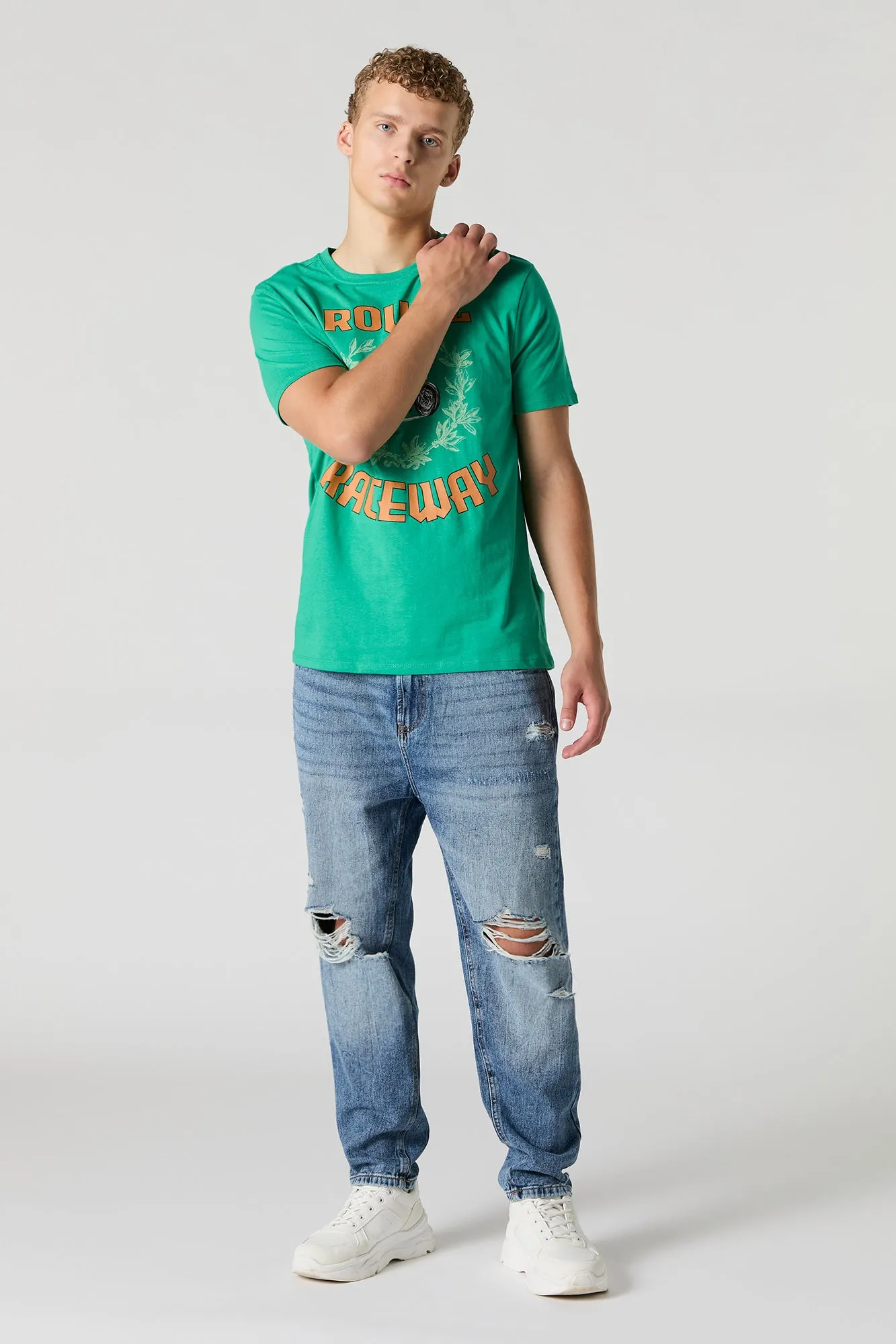 Royal Raceway Graphic T-Shirt sold by Urban Planet product image thumbnail 3