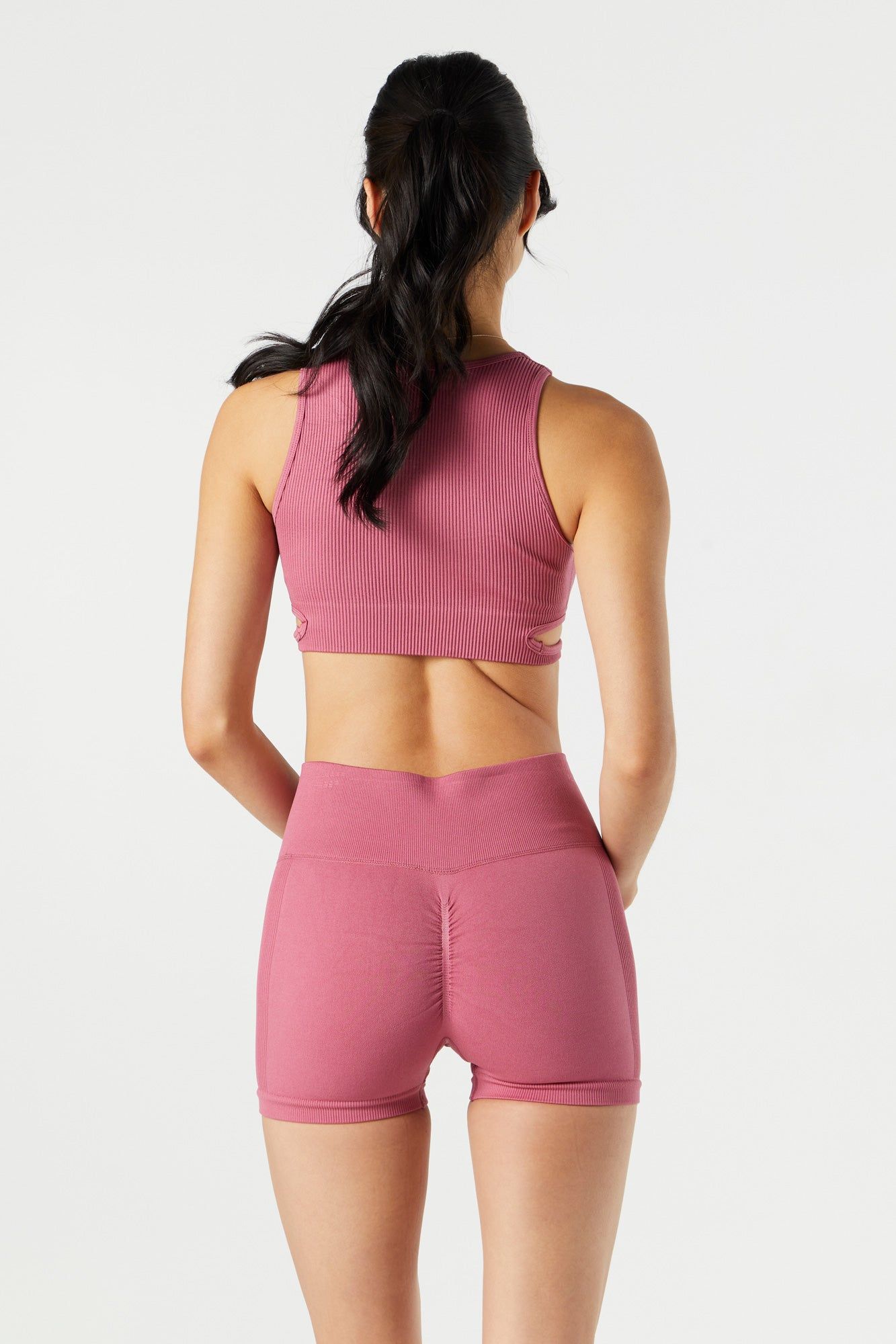 Haut Active côtelé sans couture avec découpes sold by Urban Planet product image thumbnail 11