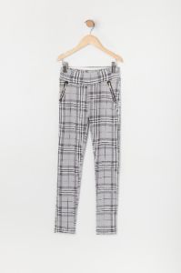 Legging à carreaux et poches avec fermeture à glissière pour fille sold by Urban Planet