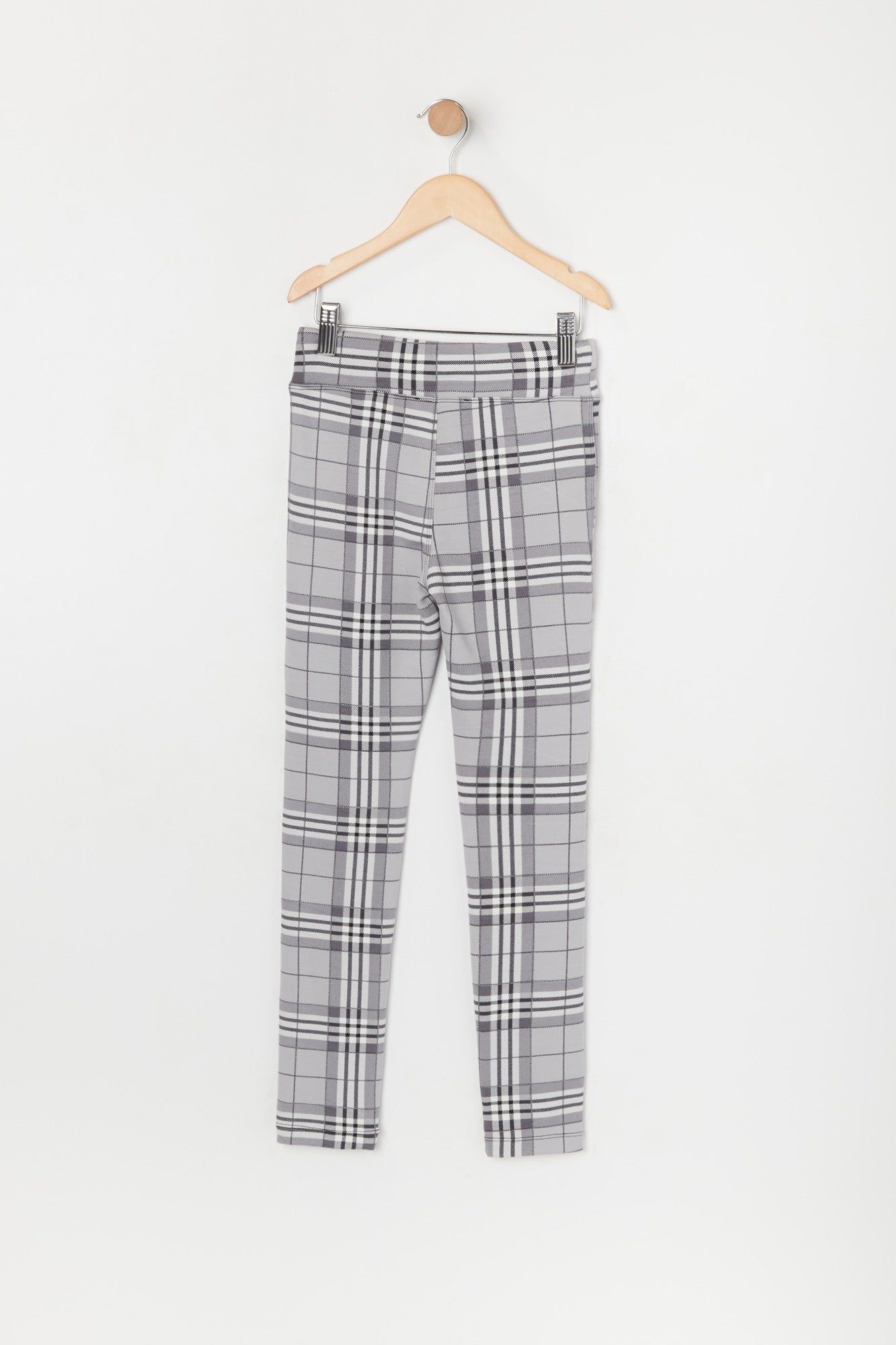 Legging à carreaux et poches avec fermeture à glissière pour fille sold by Urban Planet product image thumbnail 4