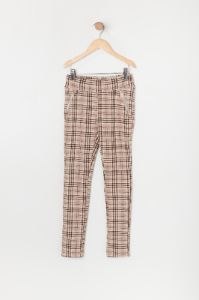 Legging à carreaux et poches avec fermeture à glissière pour fille sold by Urban Planet