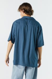 Coloured Relaxed Button-Up Top sold by Urban Planet