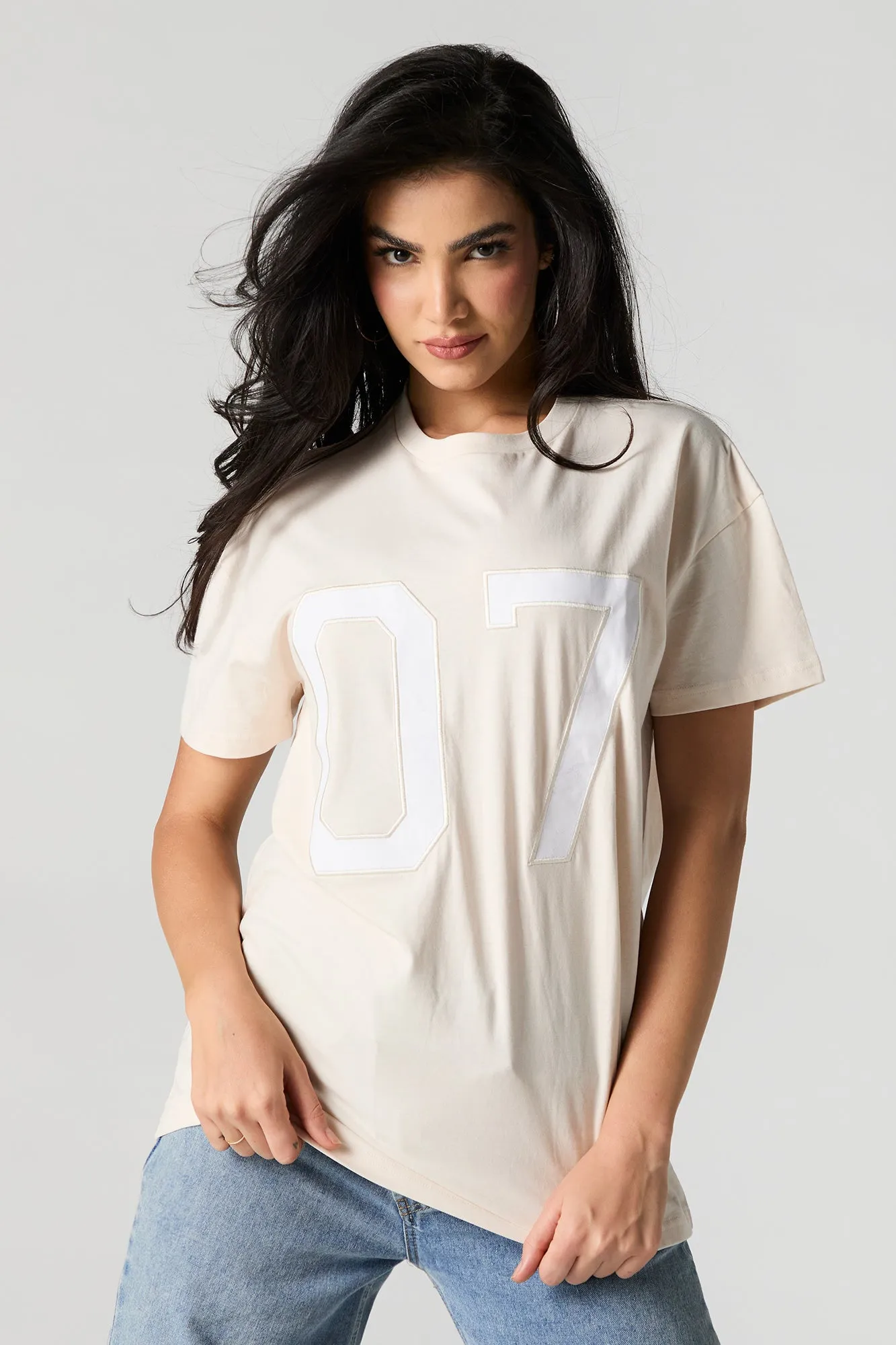07 Graphic Oversized T-Shirt sold by Urban Planet product image thumbnail 3