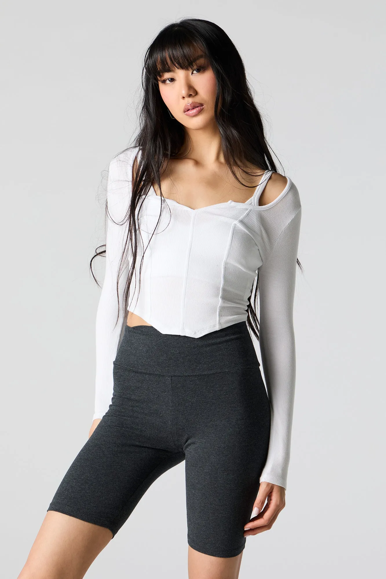 Short de cycliste à taille haute sold by Urban Planet product image thumbnail 5