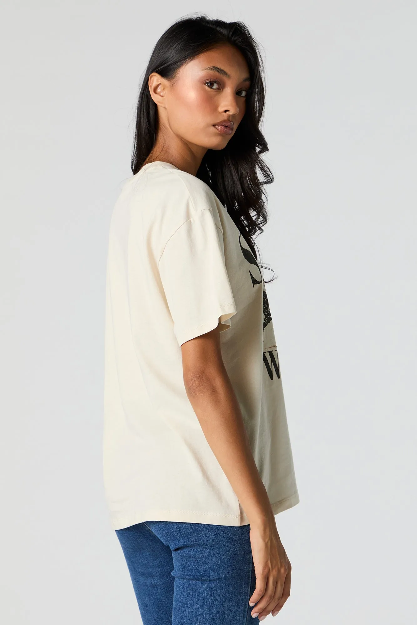 Rolling Stones Wild Horses Graphic Boyfriend T-Shirt sold by Urban Planet product image thumbnail 3