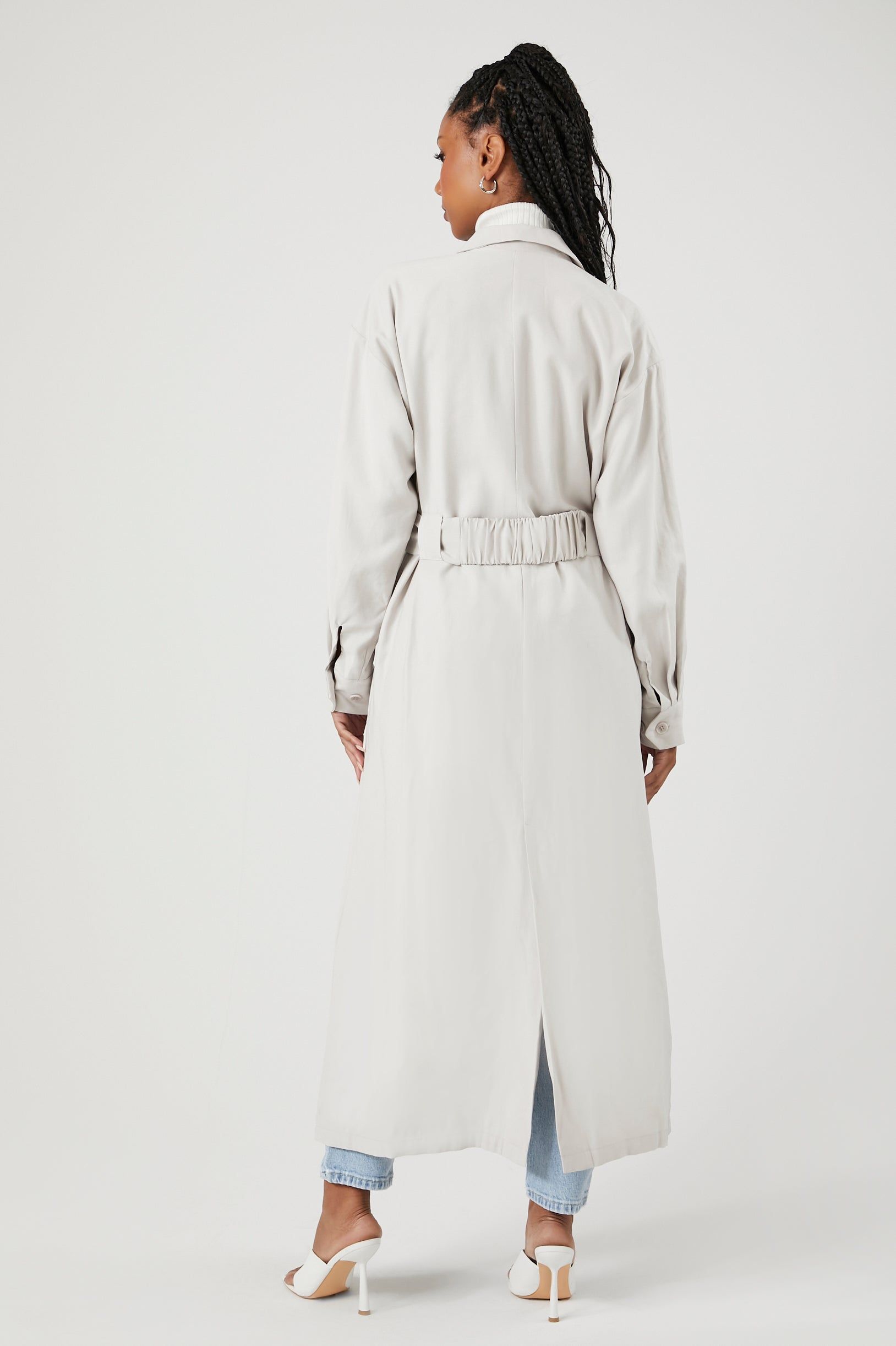 Belted Trench Coat sold by Urban Planet product image thumbnail 2