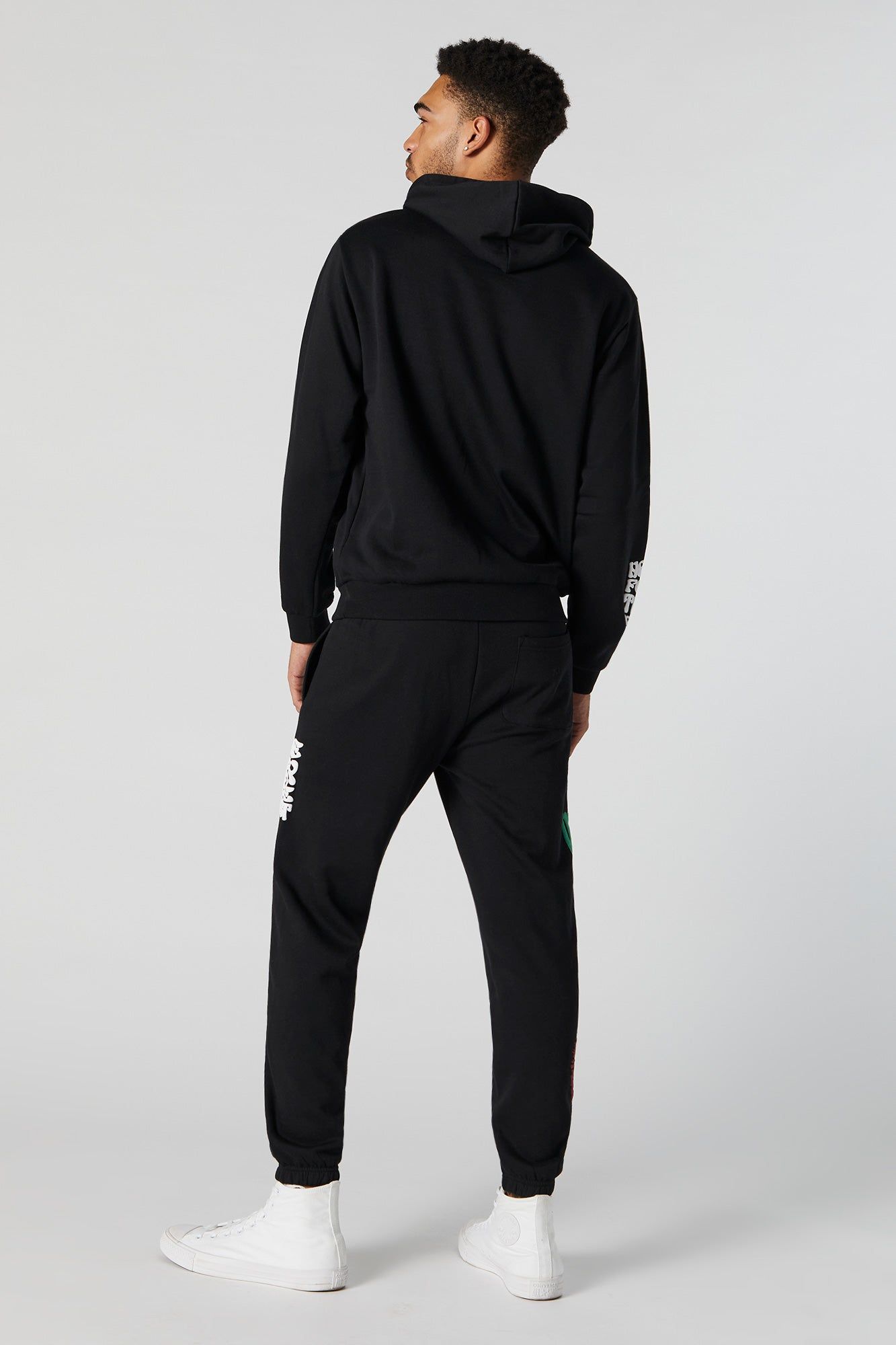 Peace Graphic Fleece Jogger sold by Urban Planet product image thumbnail 3