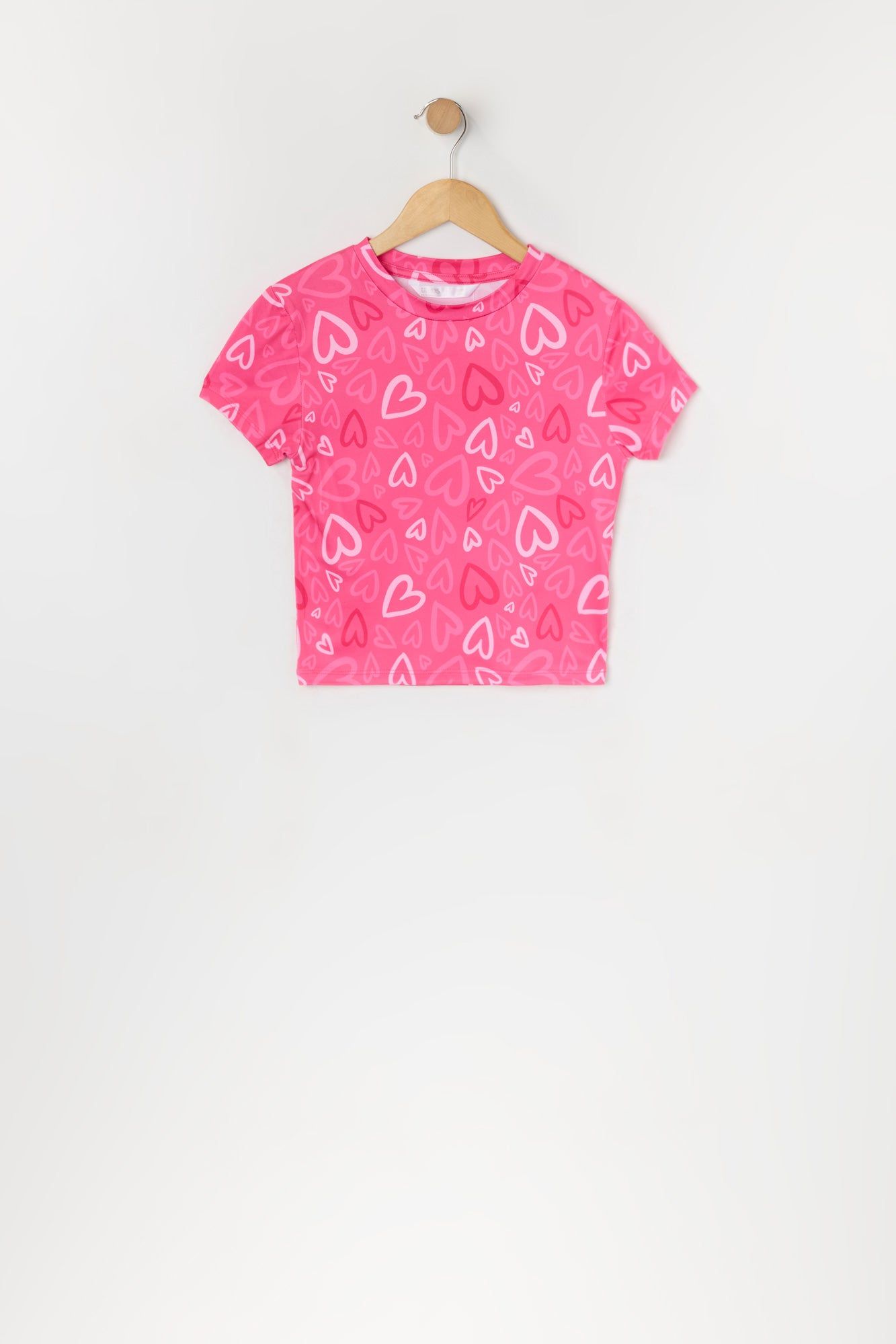 Girls Heart Print Baby T-Shirt sold by Urban Planet