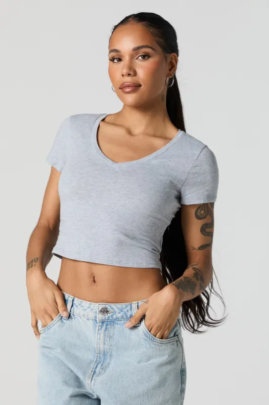 V-Neck Crop Top sold by Urban Planet