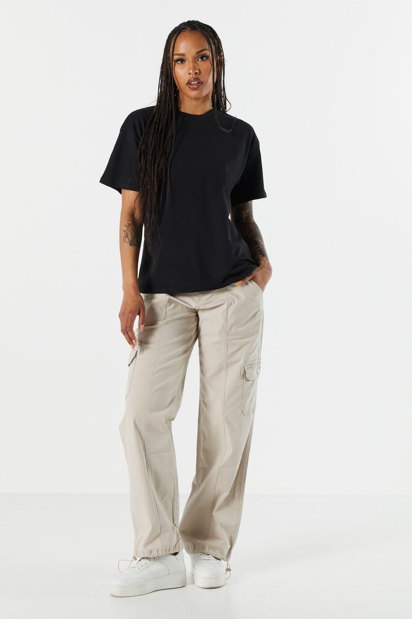 T-shirt ras du cou de coupe garçonne sold by Urban Planet product image thumbnail 6