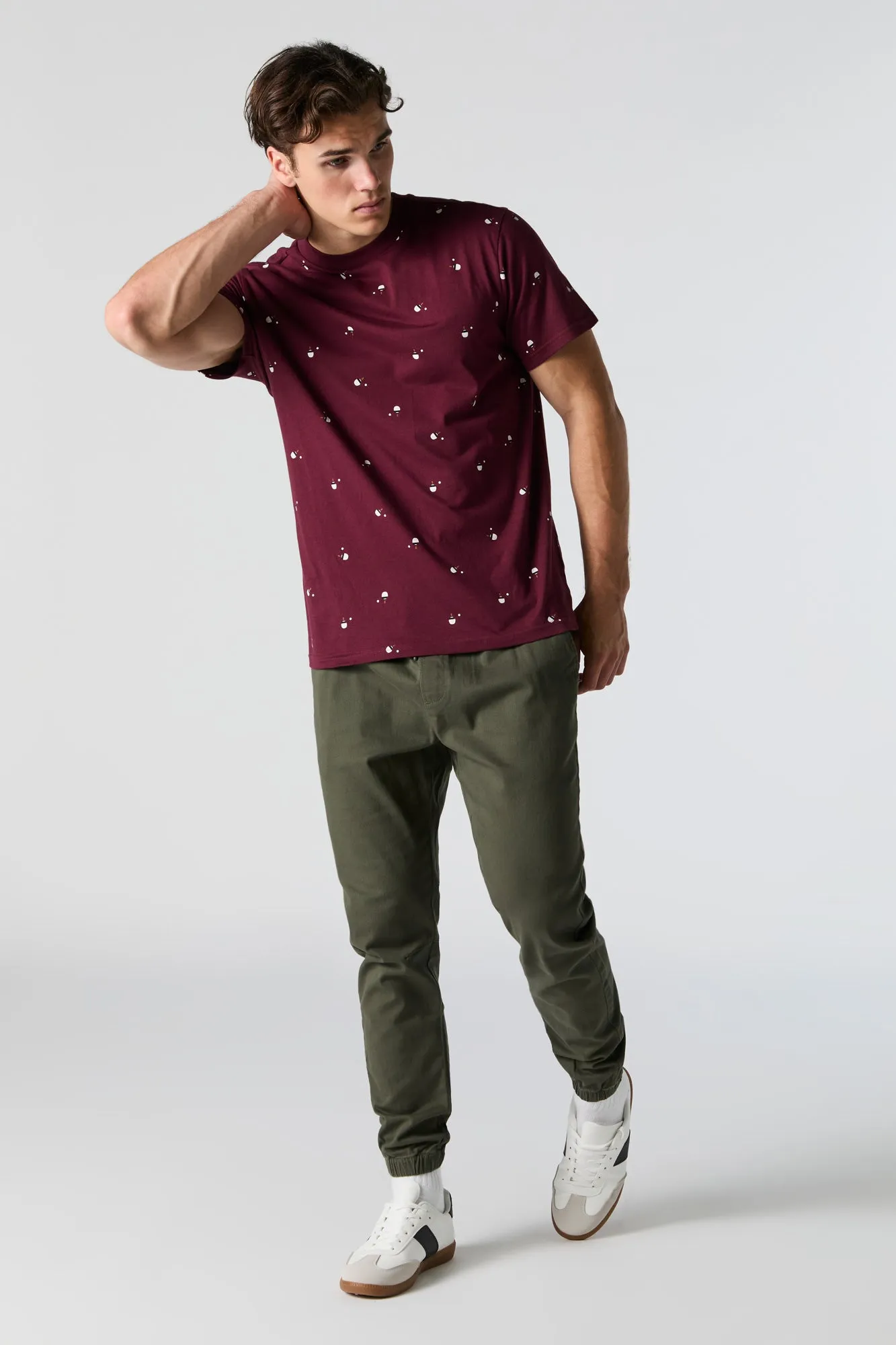 T-shirt avec micromotif de paddleball sold by Urban Planet product image thumbnail 3