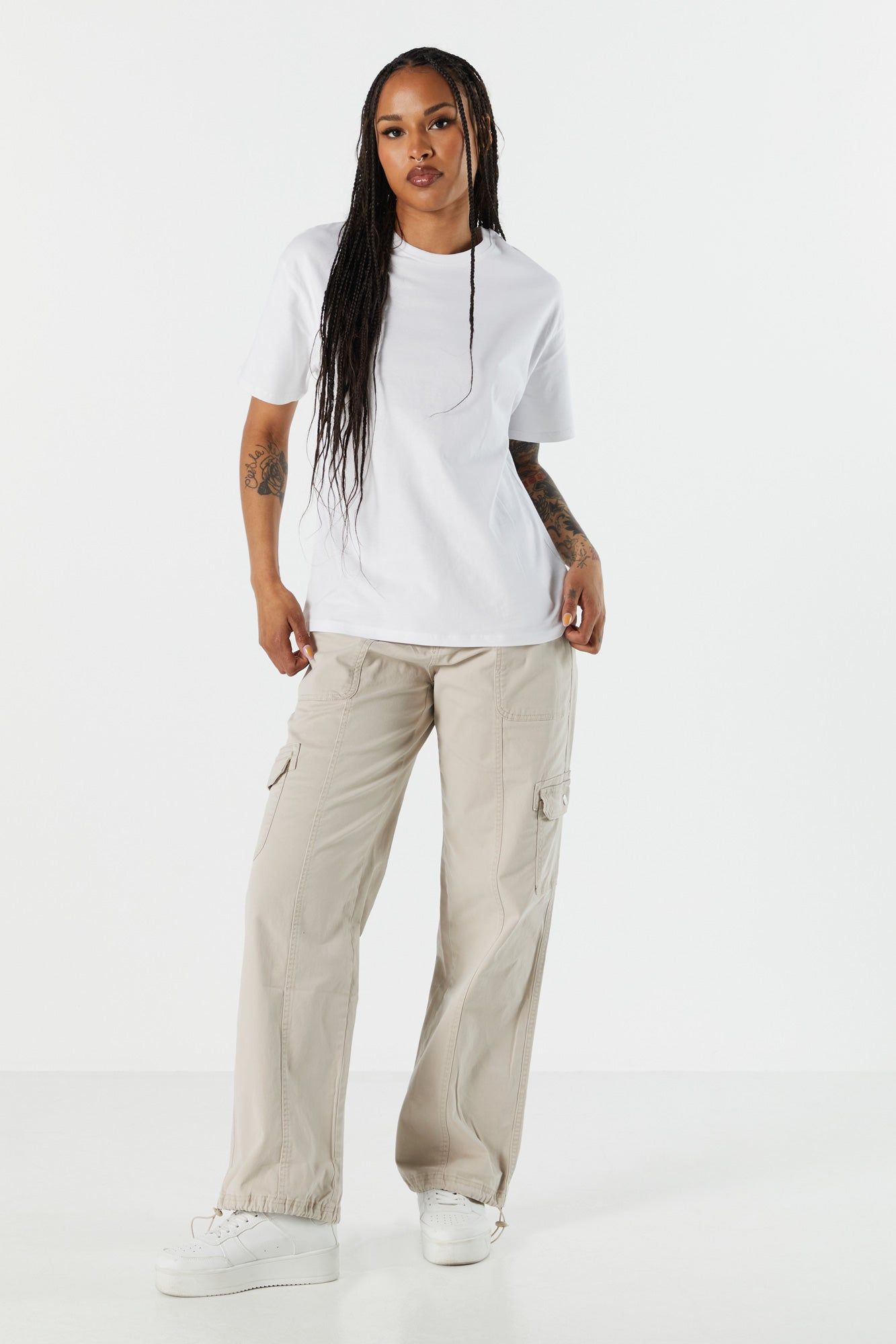 T-shirt ras du cou de coupe garçonne sold by Urban Planet product image thumbnail 9