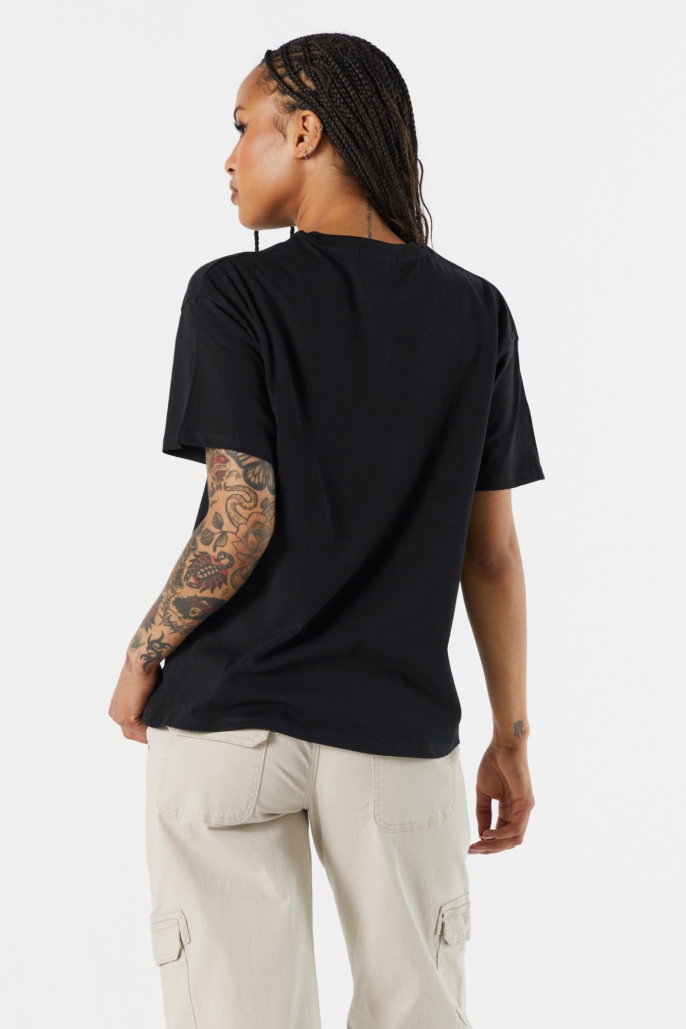 T-shirt ras du cou de coupe garçonne sold by Urban Planet product image thumbnail 5