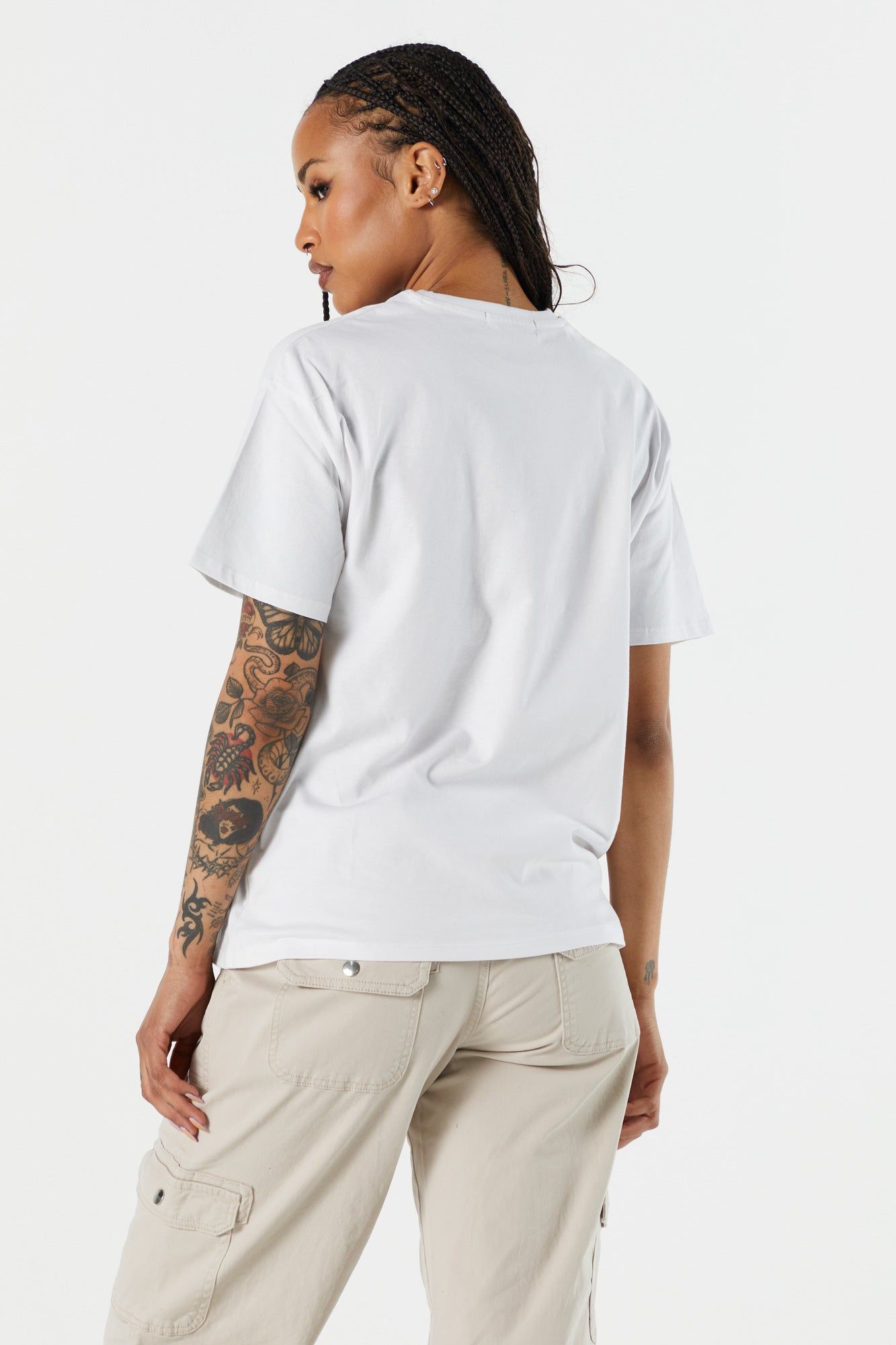 T-shirt ras du cou de coupe garçonne sold by Urban Planet product image thumbnail 8