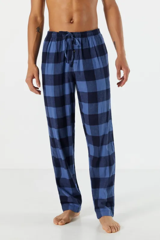 Blue Plaid Pajama Pant sold by Urban Planet