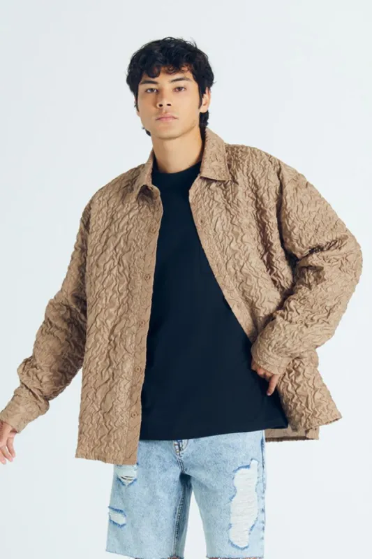 Jacket en crêpe froissé sold by Urban Planet