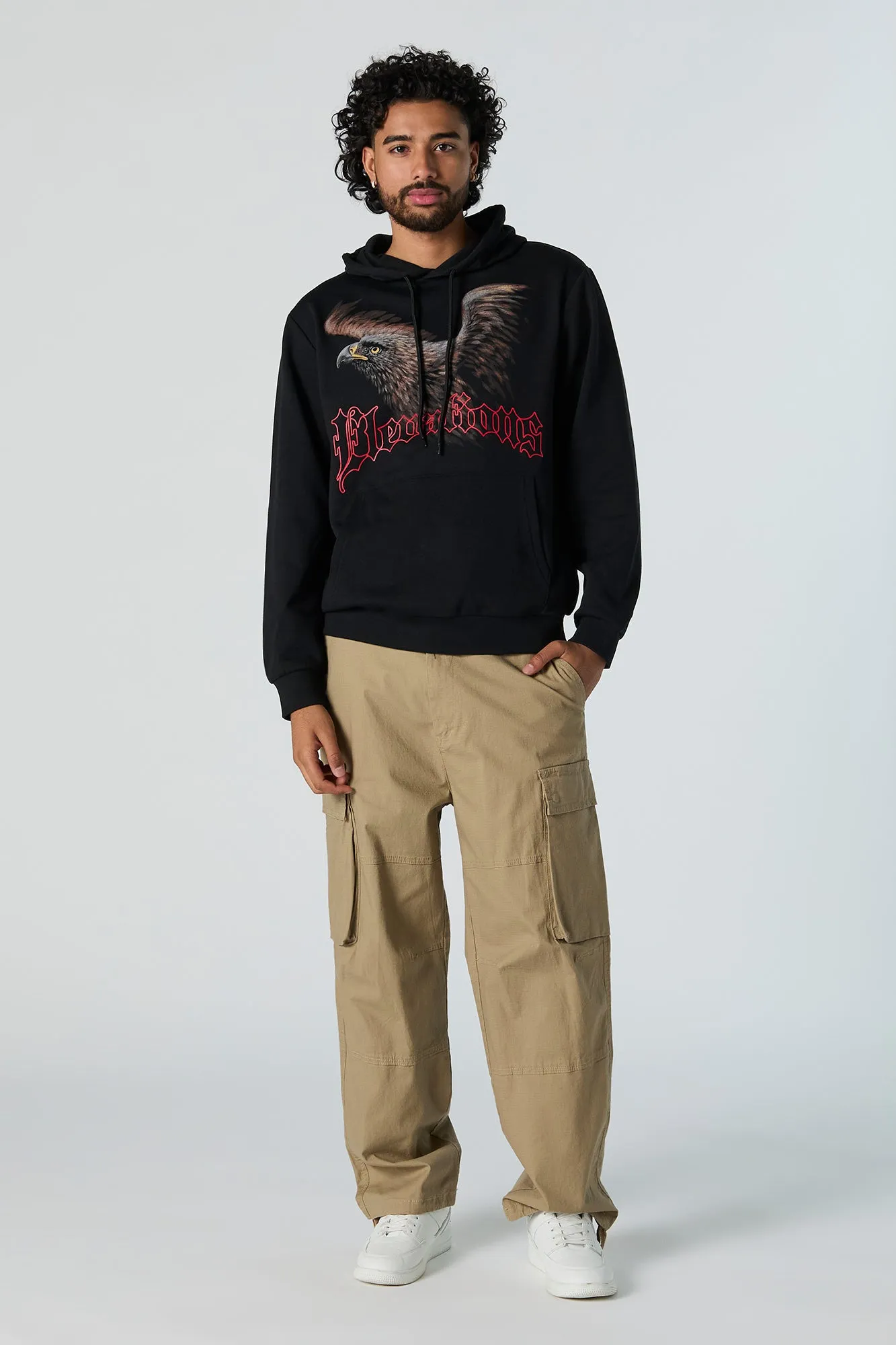 Eagle Graphic Fleece Hoodie sold by Urban Planet product image thumbnail 3