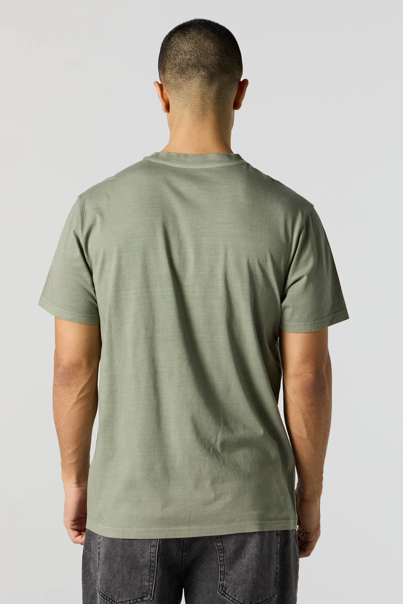 Probably Offline Embroidered T-Shirt sold by Urban Planet product image thumbnail 4