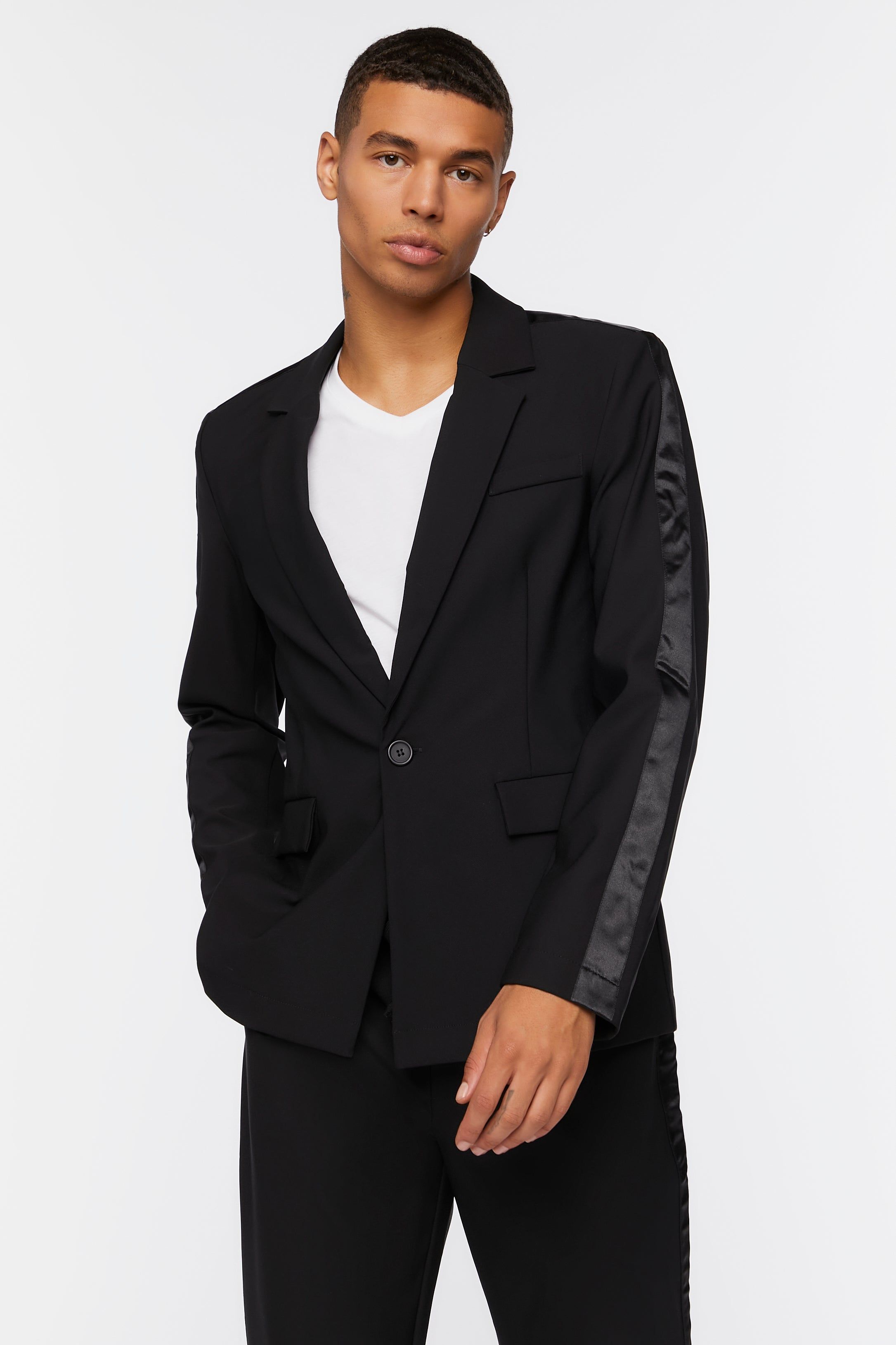 Notched Button-Up Blazer sold by Urban Planet product image thumbnail 4