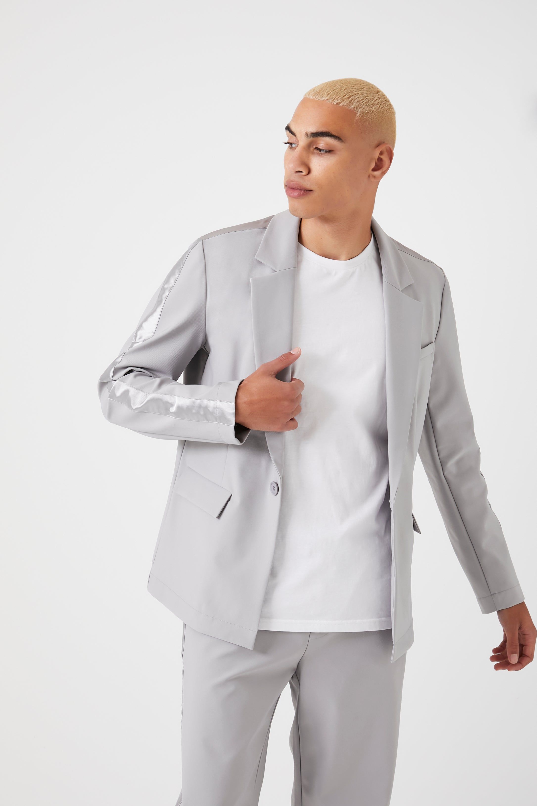 Notched Button-Up Blazer sold by Urban Planet product image thumbnail 11
