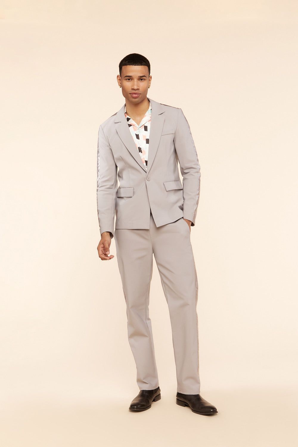 Notched Button-Up Blazer sold by Urban Planet product image thumbnail 6