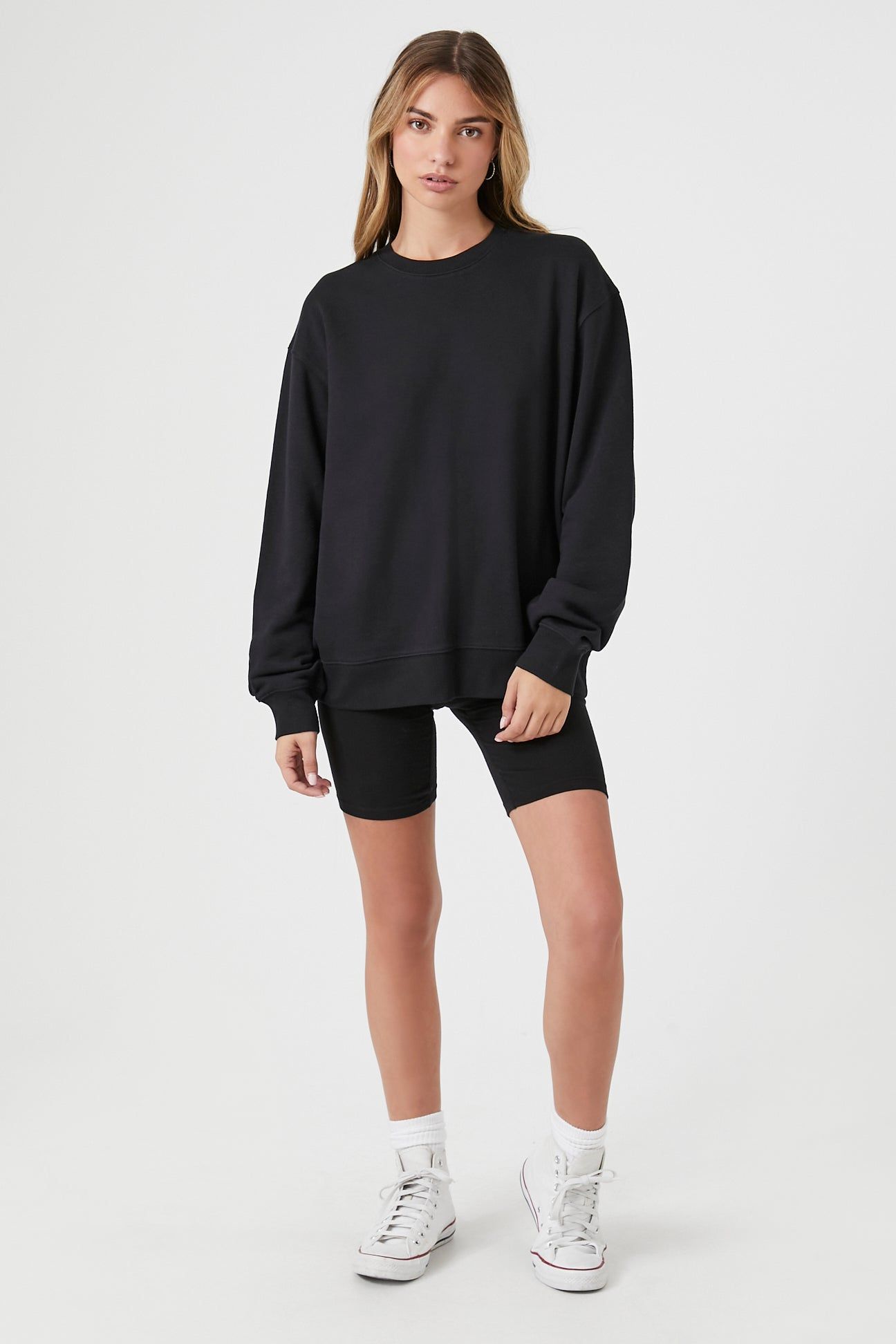 Fleece Crewneck Sweatshirt sold by Urban Planet product image thumbnail 3