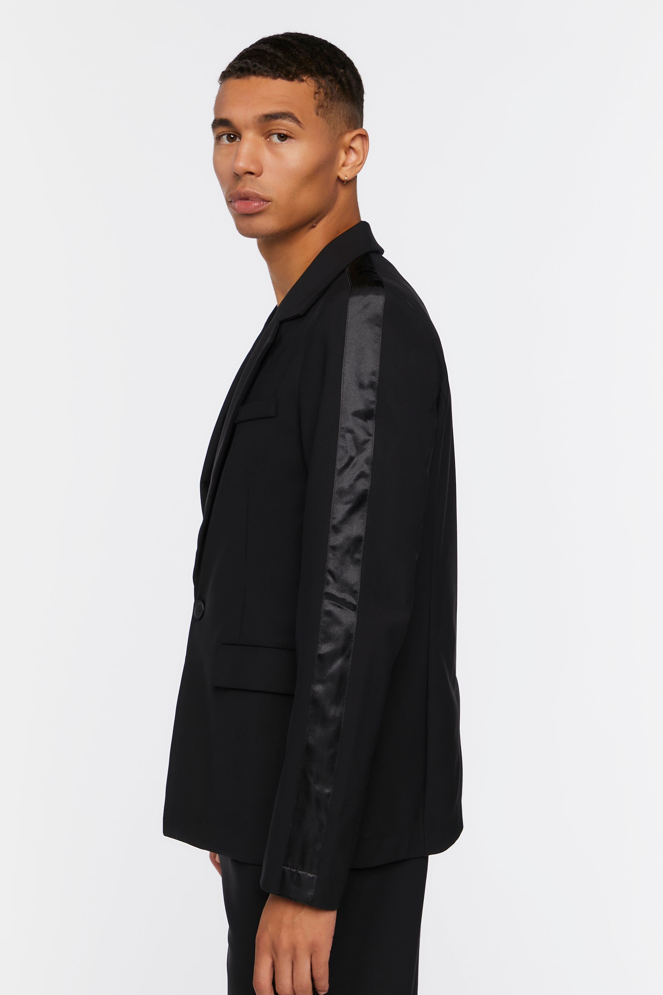 Notched Button-Up Blazer sold by Urban Planet product image thumbnail 3