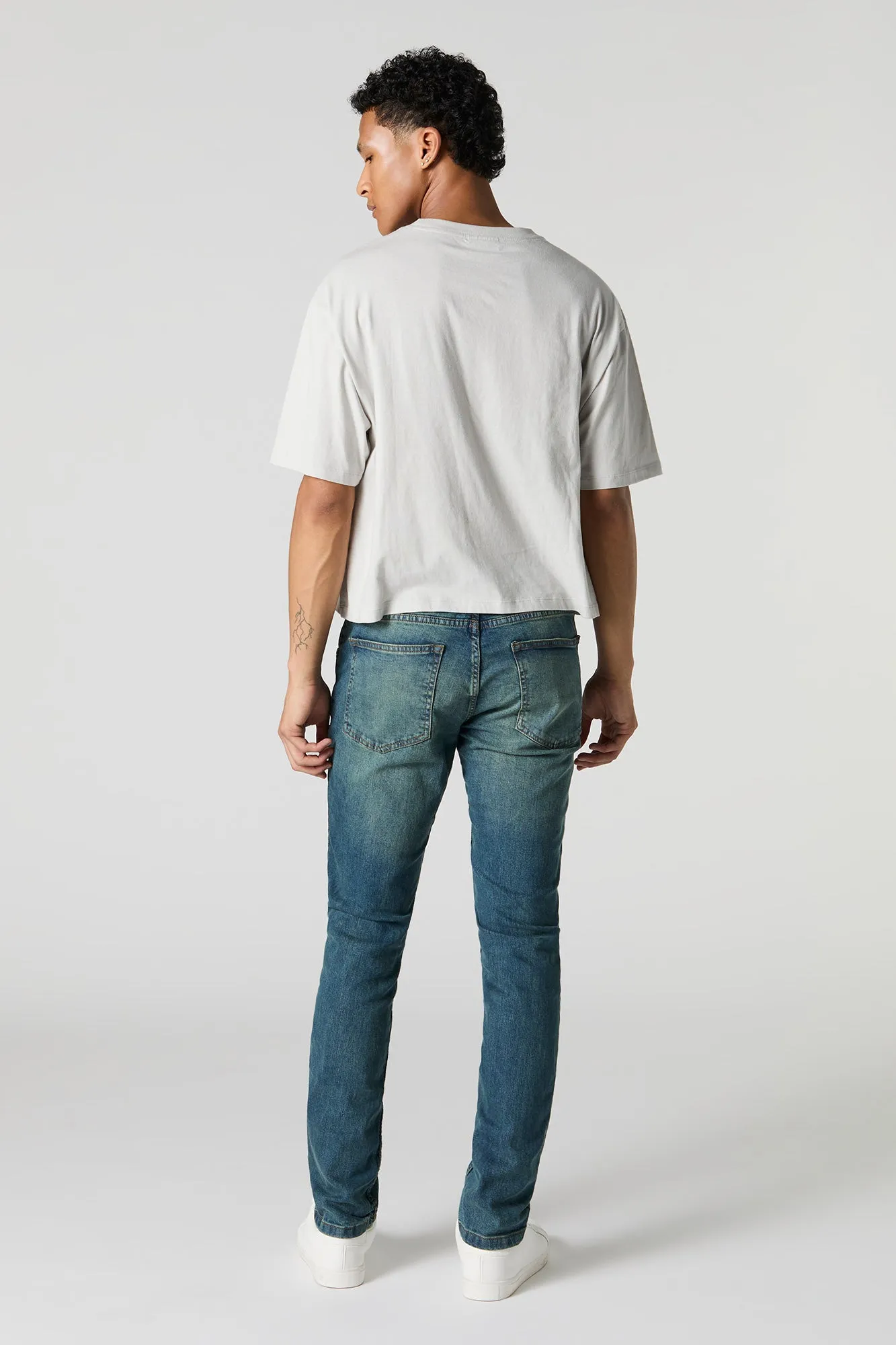 Medium Vintage Wash Distressed Skinny Jean sold by Urban Planet product image thumbnail 3