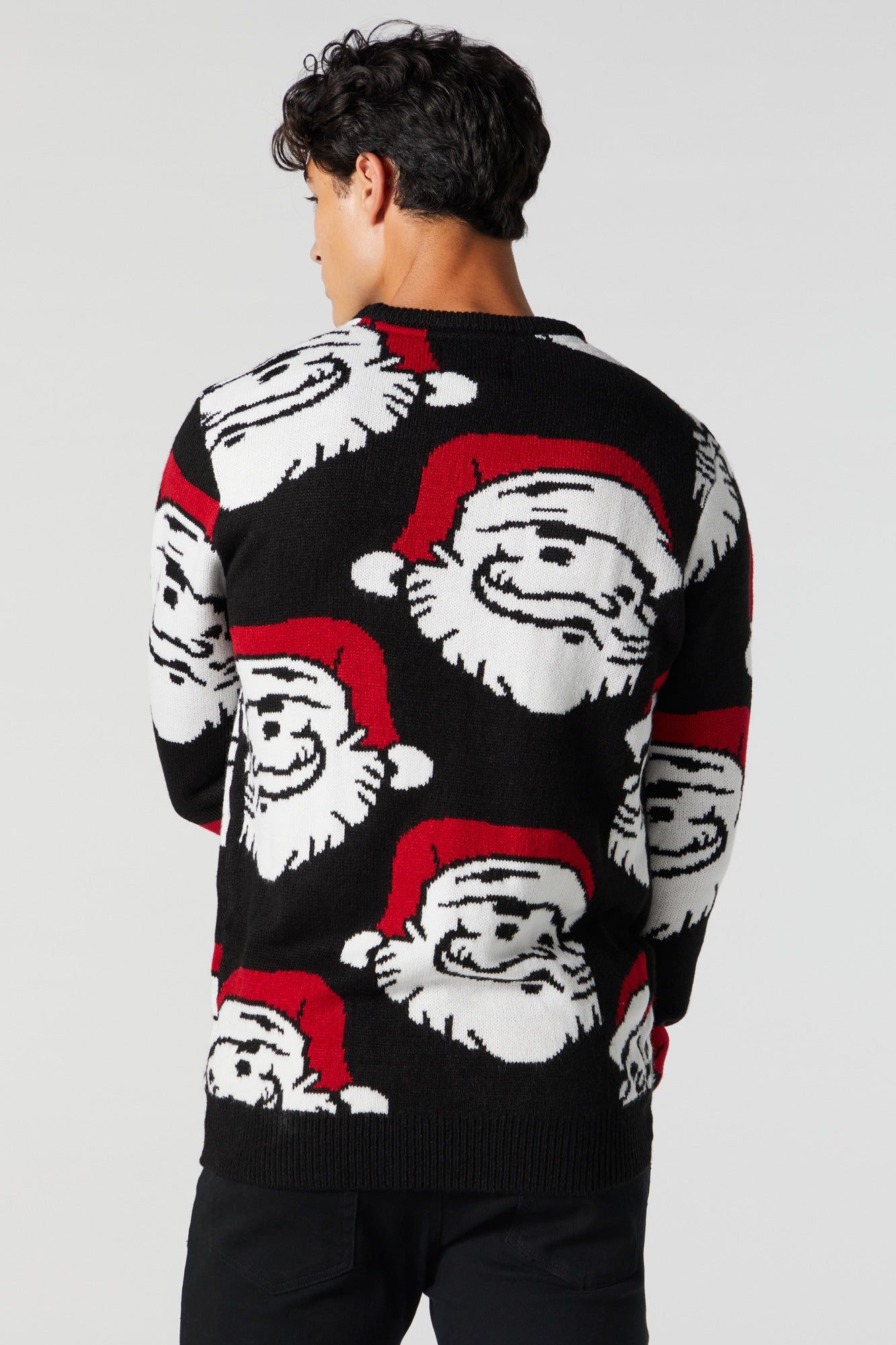 Santa Jacquard Knit Ugly Xmas Sweater sold by Urban Planet product image thumbnail 2