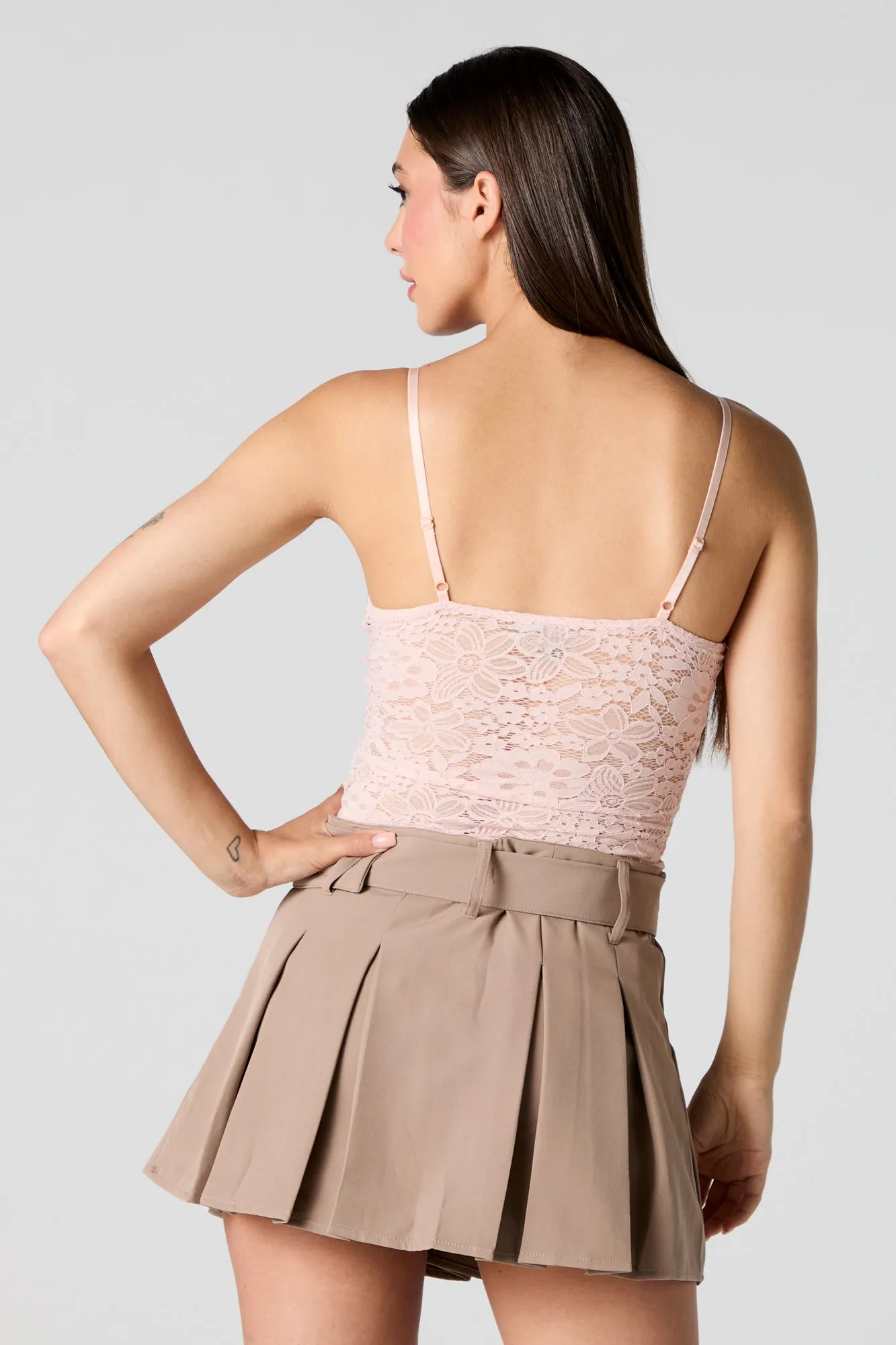 Camisole corset en dentelle fleurie sold by Urban Planet product image thumbnail 5