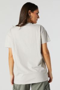 Who Cares Oversized Graphic T-Shirt sold by Urban Planet