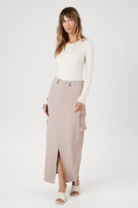 Cargo Maxi Skirt sold by Urban Planet