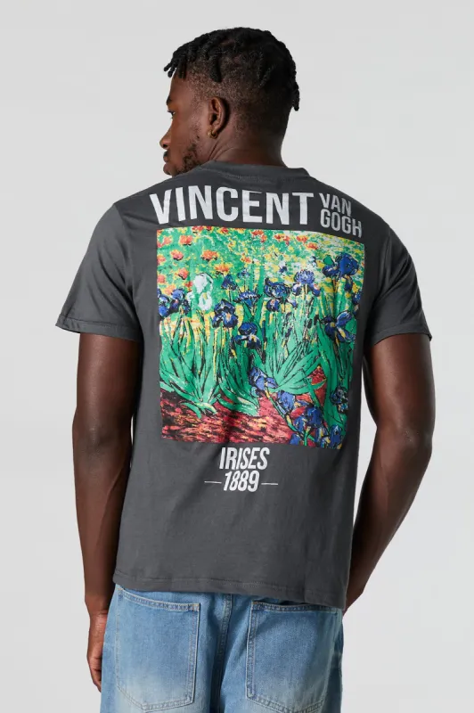Van Gogh Irises Graphic T-Shirt sold by Urban Planet