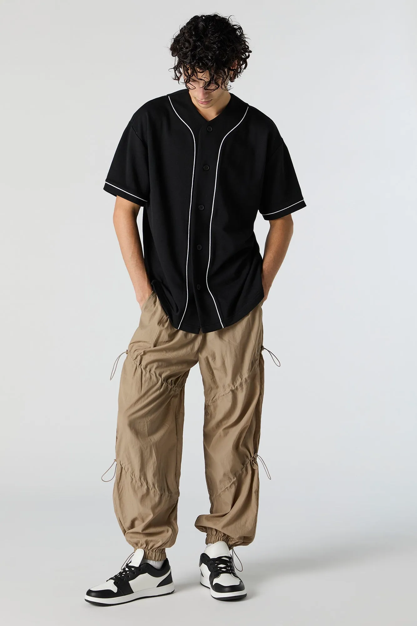 Nylon Multi Toggle Parachute Pant sold by Urban Planet product image thumbnail 2