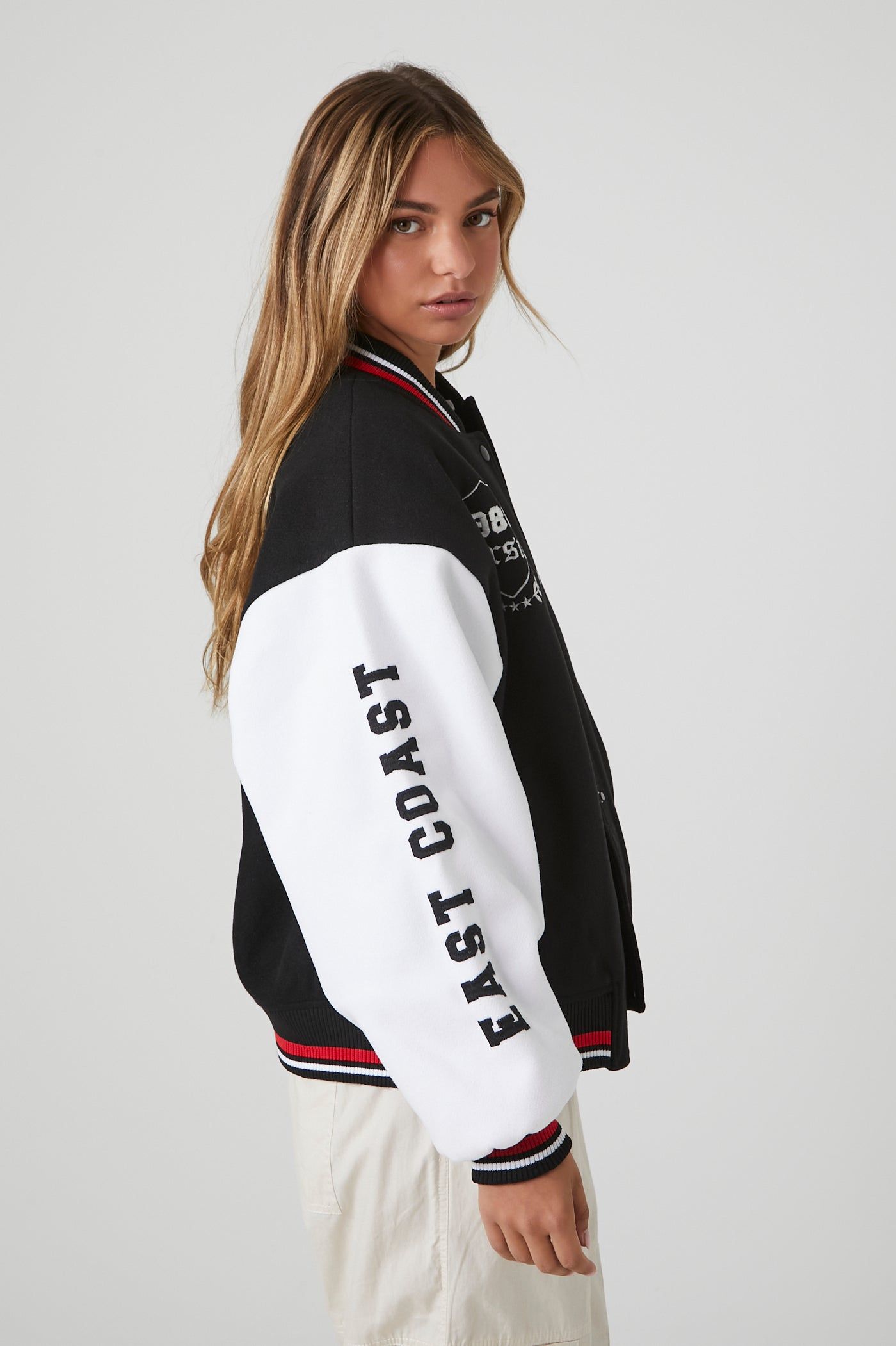 Blouson de style universitaire à imprimé NYC sold by Urban Planet product image thumbnail 8