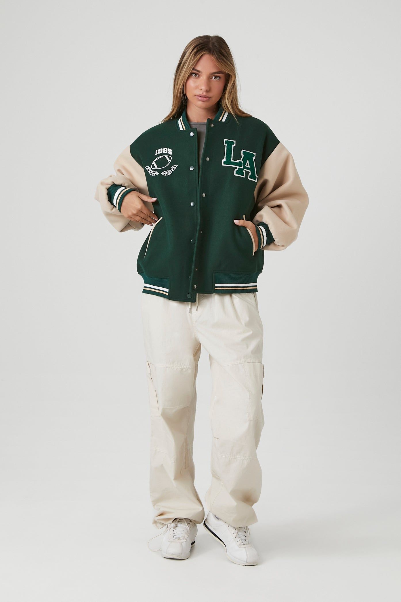 Blouson de style universitaire à imprimé NYC sold by Urban Planet product image thumbnail 4