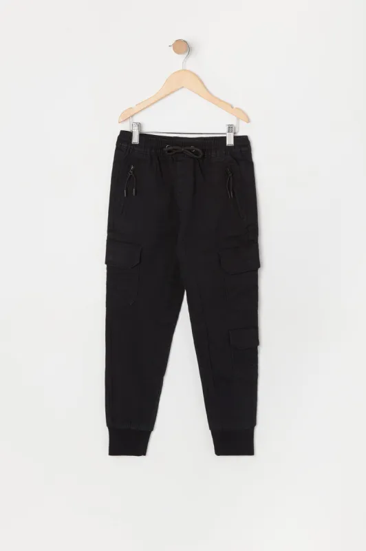 Boys Zip Pocket Cargo Jogger sold by Urban Planet