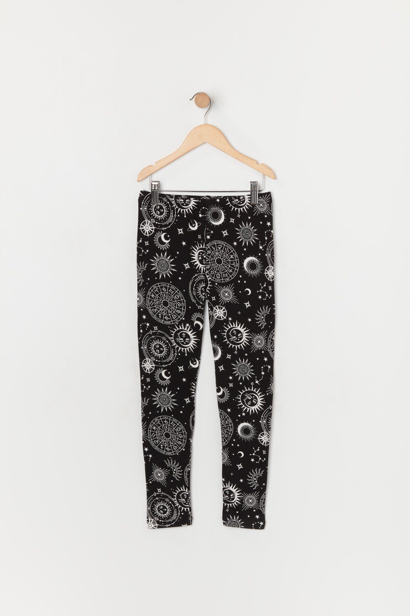Black Celestial Print Fleece Legging sold by Urban Planet