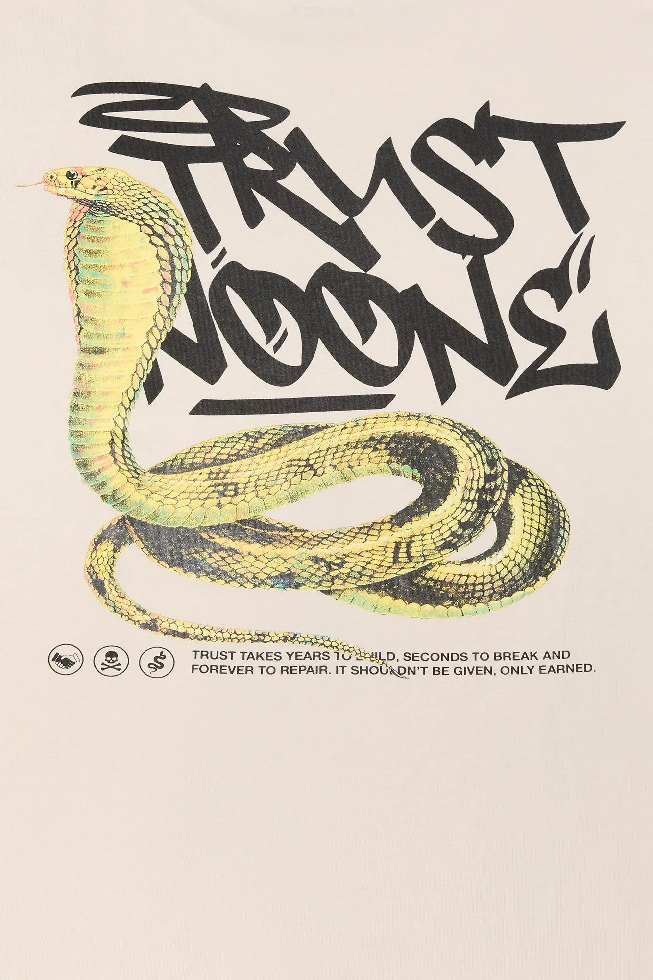 Trust No One Graphic T-Shirt sold by Urban Planet product image thumbnail 5